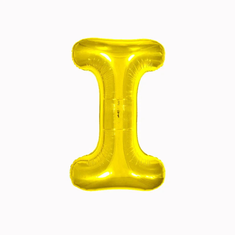 40 Inch golden Large Foil Helium Alphabet Balloons A-Z for Birthday Anniversary Graduation New Year Party Decoration Supplies