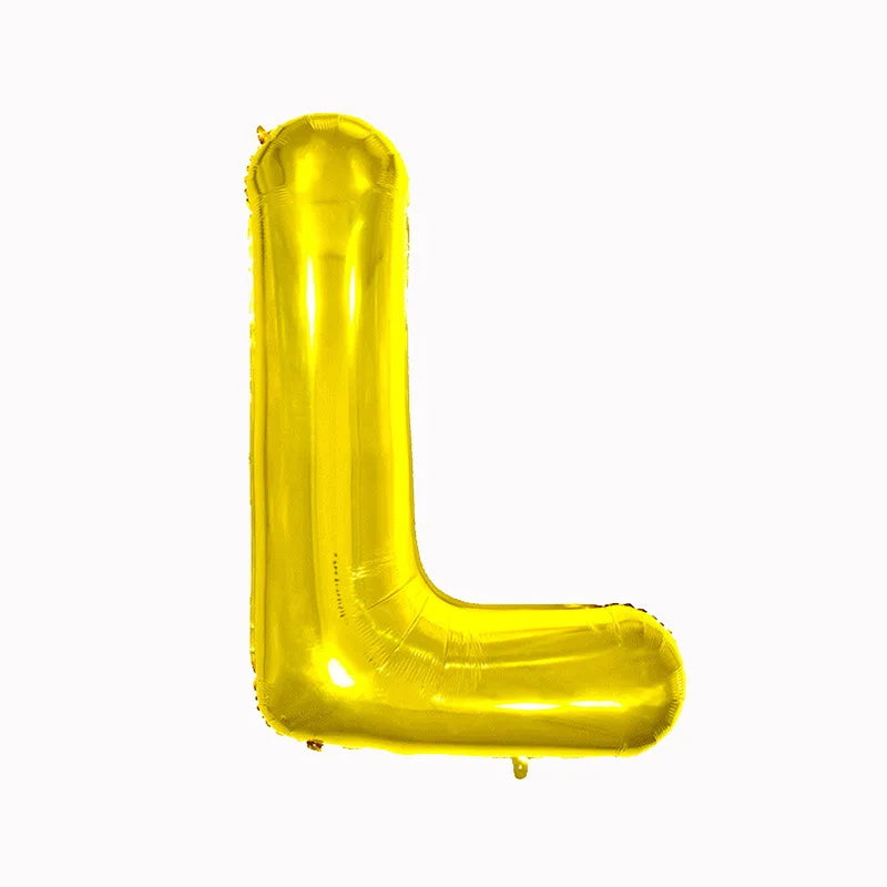 40 Inch golden Large Foil Helium Alphabet Balloons A-Z for Birthday Anniversary Graduation New Year Party Decoration Supplies