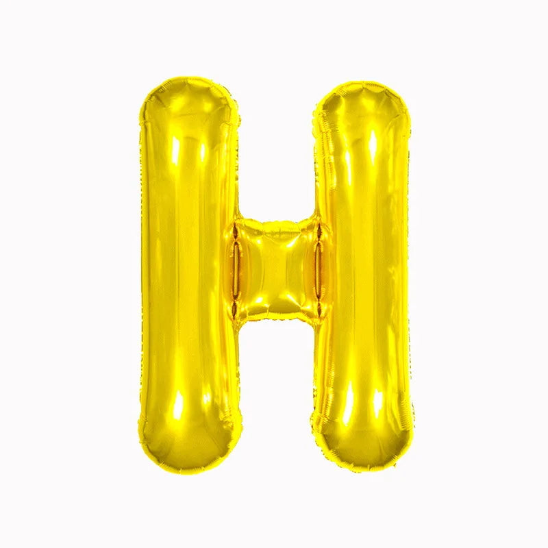 40 Inch golden Large Foil Helium Alphabet Balloons A-Z for Birthday Anniversary Graduation New Year Party Decoration Supplies