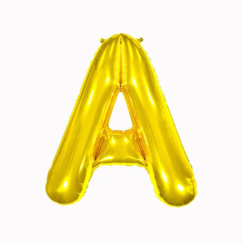 40 Inch golden Large Foil Helium Alphabet Balloons A-Z for Birthday Anniversary Graduation New Year Party Decoration Supplies