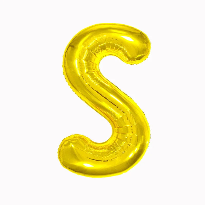 40 Inch golden Large Foil Helium Alphabet Balloons A-Z for Birthday Anniversary Graduation New Year Party Decoration Supplies