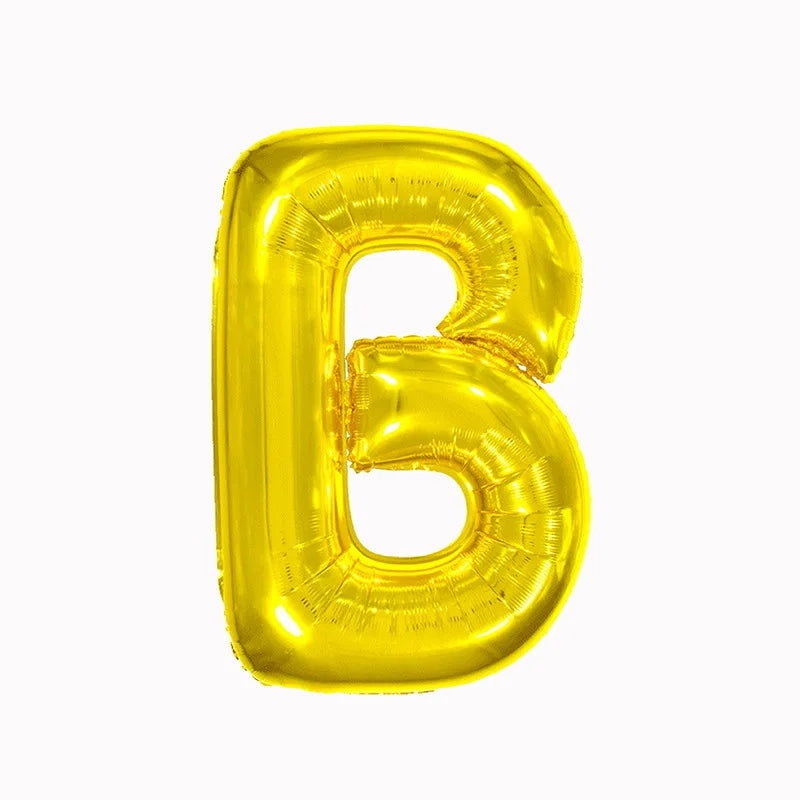 40 Inch golden Large Foil Helium Alphabet Balloons A-Z for Birthday Anniversary Graduation New Year Party Decoration Supplies