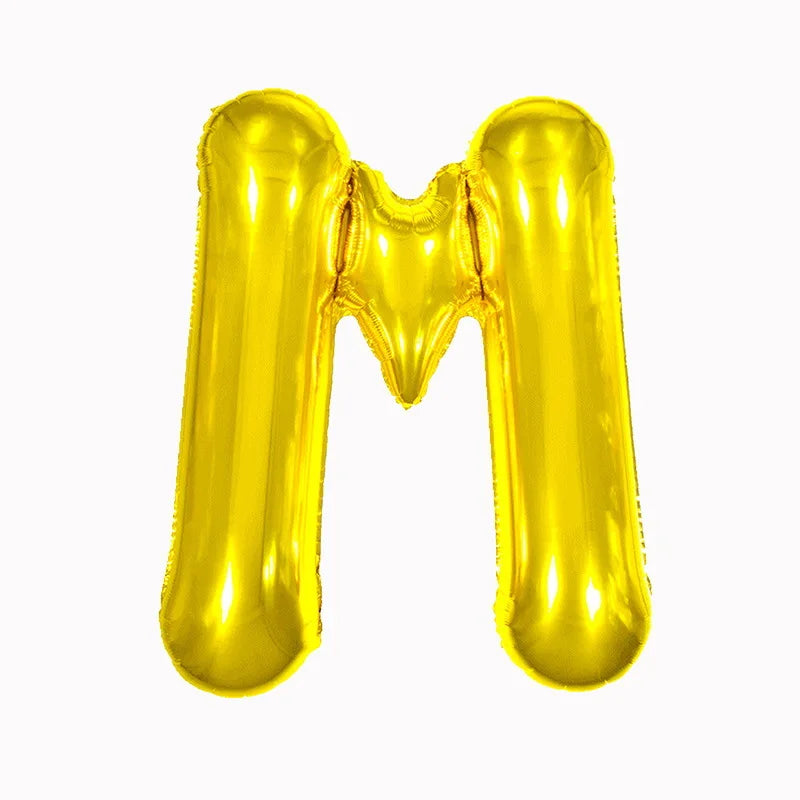 40 Inch golden Large Foil Helium Alphabet Balloons A-Z for Birthday Anniversary Graduation New Year Party Decoration Supplies