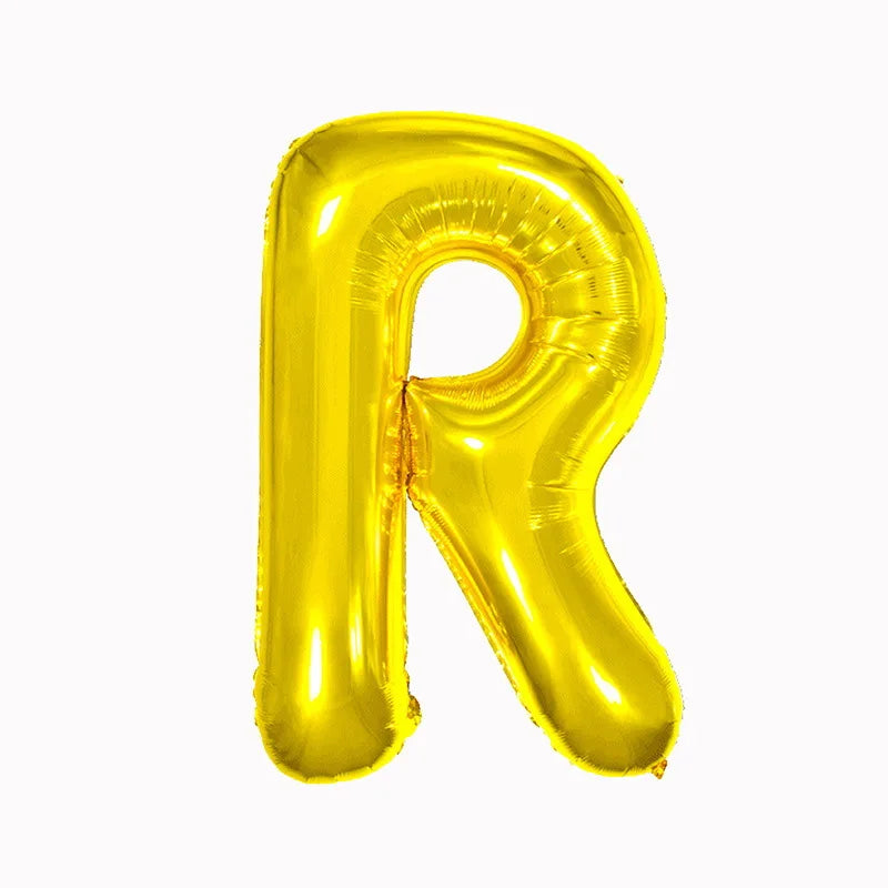 40 Inch golden Large Foil Helium Alphabet Balloons A-Z for Birthday Anniversary Graduation New Year Party Decoration Supplies
