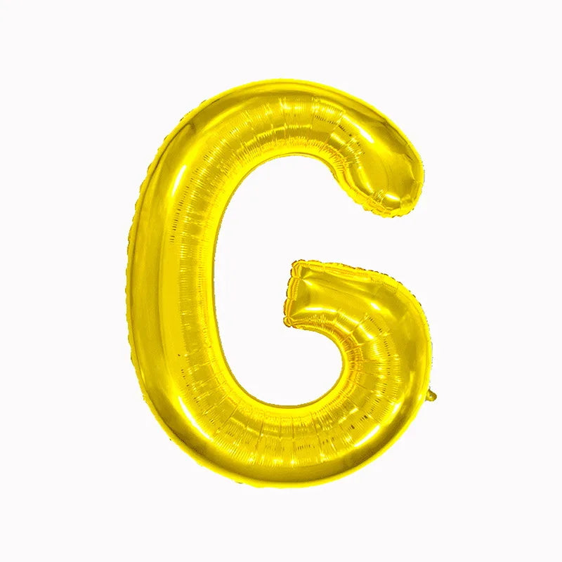 40 Inch golden Large Foil Helium Alphabet Balloons A-Z for Birthday Anniversary Graduation New Year Party Decoration Supplies