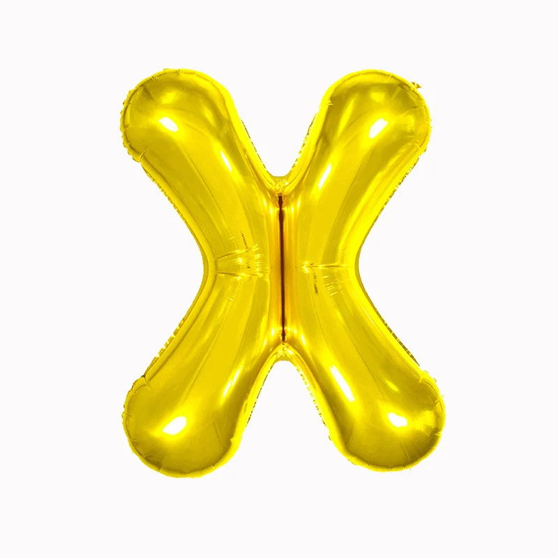 40 Inch golden Large Foil Helium Alphabet Balloons A-Z for Birthday Anniversary Graduation New Year Party Decoration Supplies