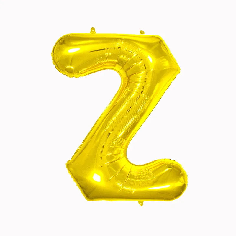 40 Inch golden Large Foil Helium Alphabet Balloons A-Z for Birthday Anniversary Graduation New Year Party Decoration Supplies