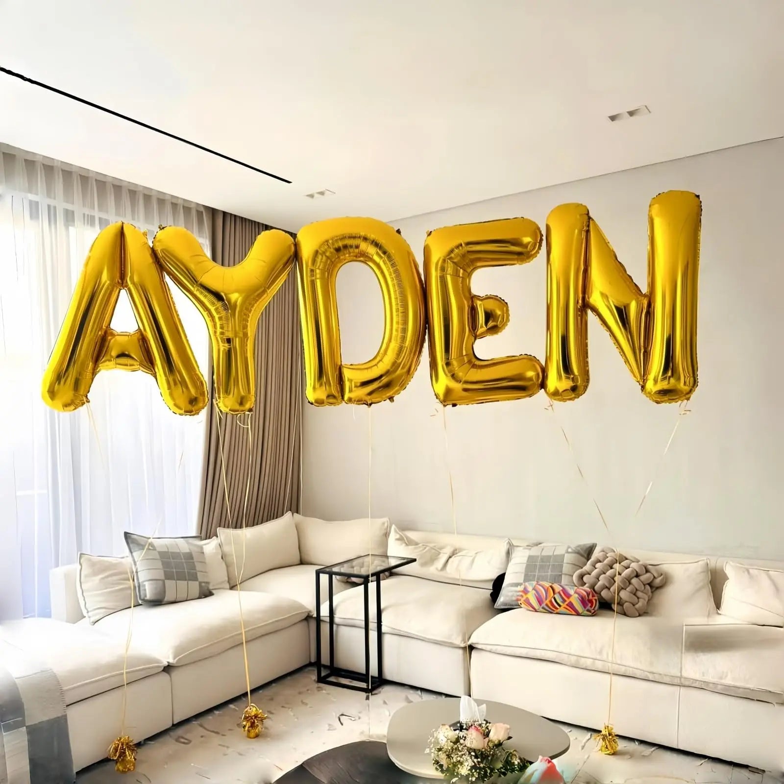 40 Inch golden Large Foil Helium Alphabet Balloons A-Z for Birthday Anniversary Graduation New Year Party Decoration Supplies