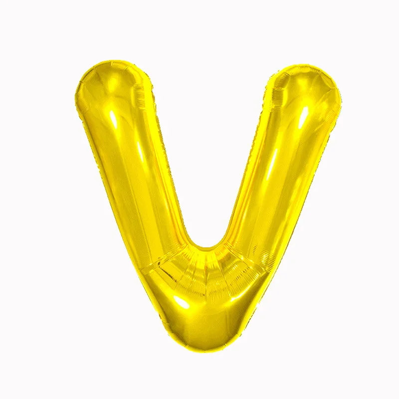 40 Inch golden Large Foil Helium Alphabet Balloons A-Z for Birthday Anniversary Graduation New Year Party Decoration Supplies