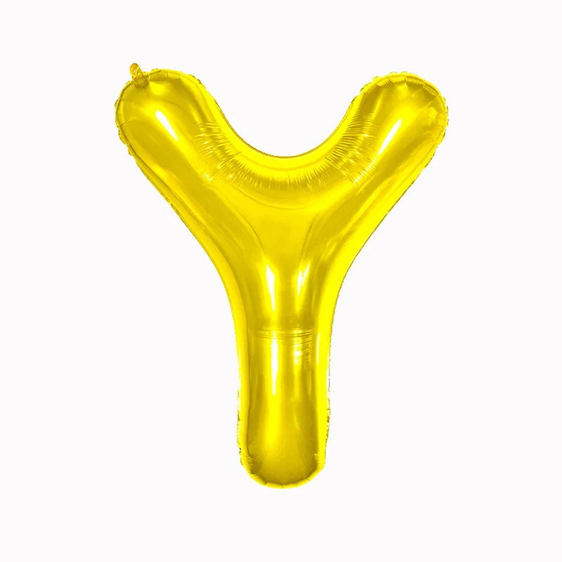 40 Inch golden Large Foil Helium Alphabet Balloons A-Z for Birthday Anniversary Graduation New Year Party Decoration Supplies