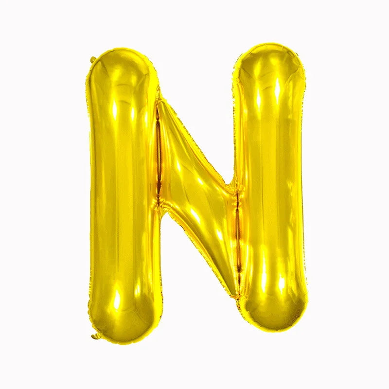 40 Inch golden Large Foil Helium Alphabet Balloons A-Z for Birthday Anniversary Graduation New Year Party Decoration Supplies
